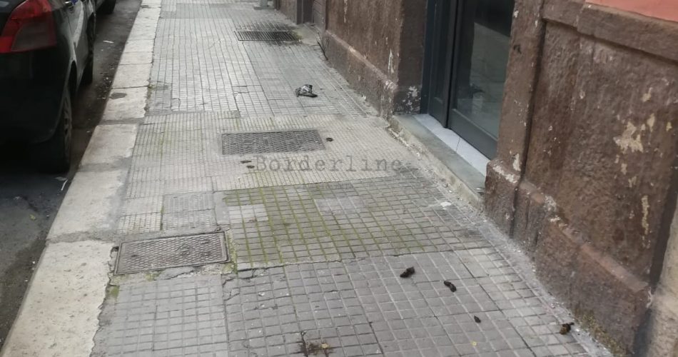 marciapiedi sporchi