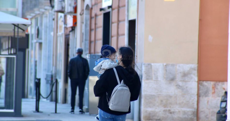 passeggiata figlio