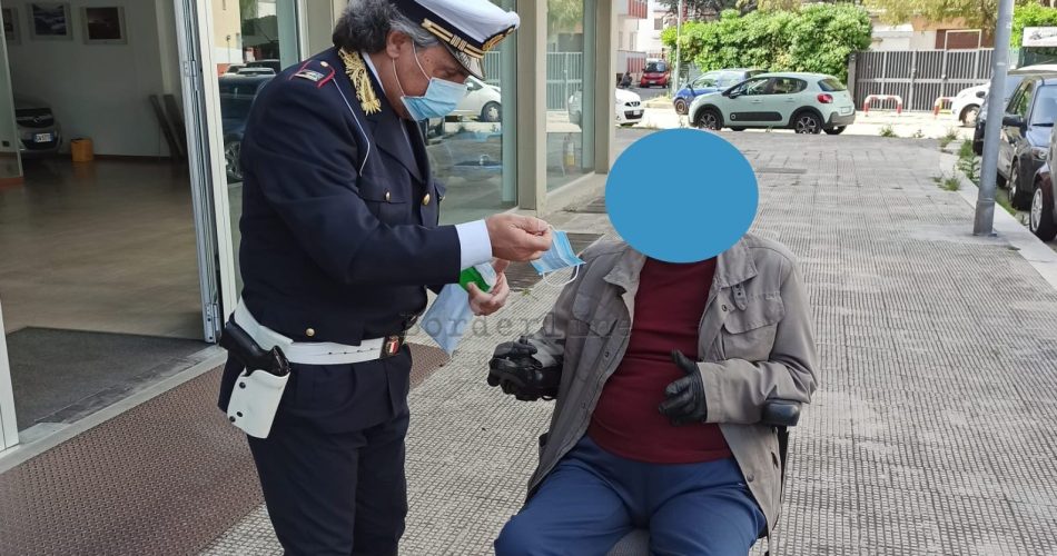 mascherina disabile polizia locale