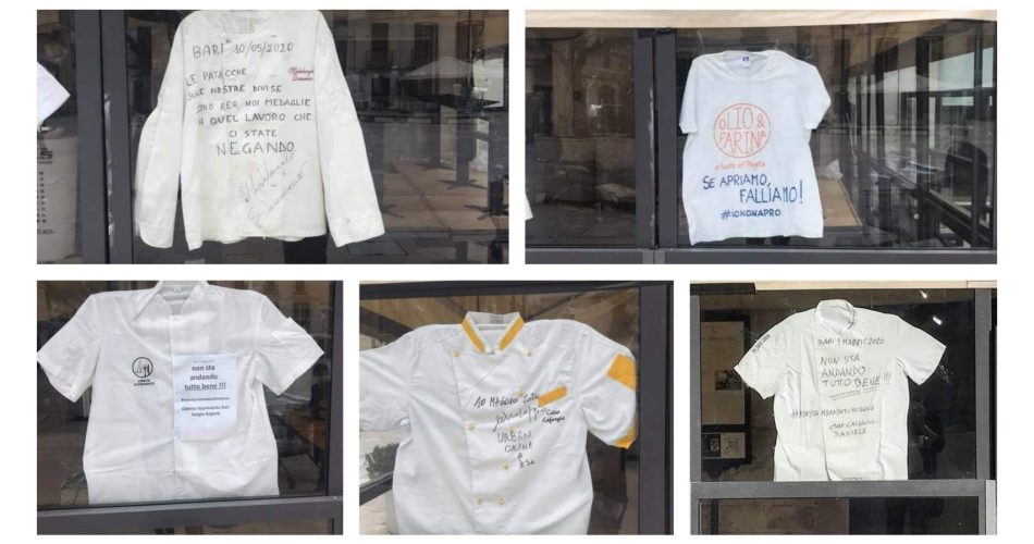 Protesta ristoratori baresi