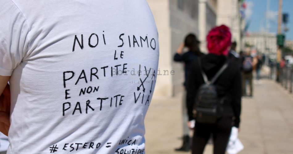 protesta movimento impresa commercianti