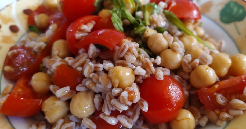 Insalata di ceci e farro