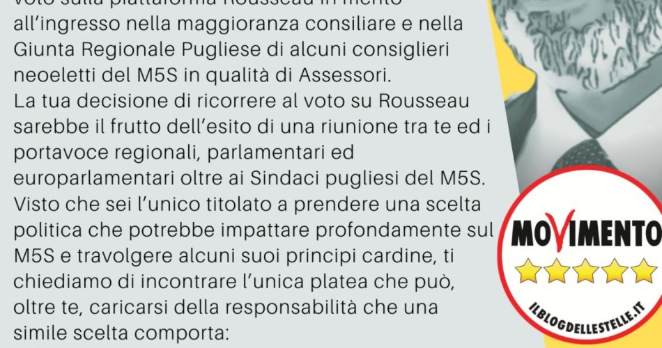 protesta cinque stelle
