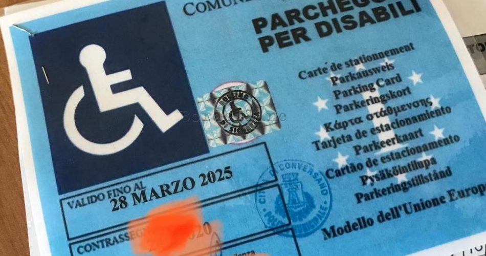 pass disabile