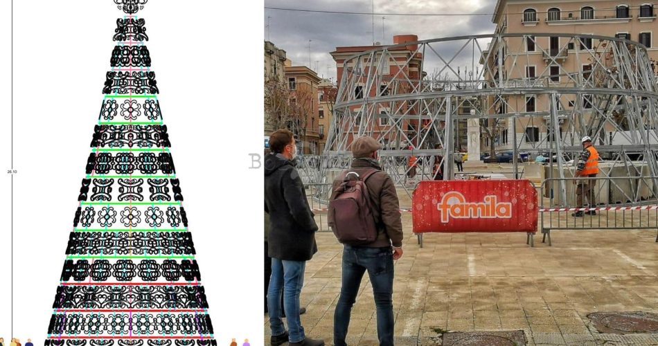 albero natale piazza diaz giannella