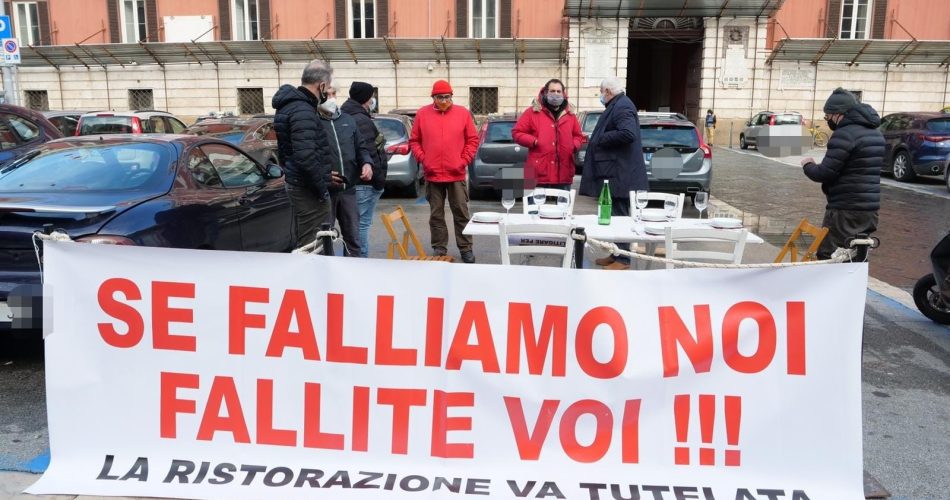 Protesta ristoratori