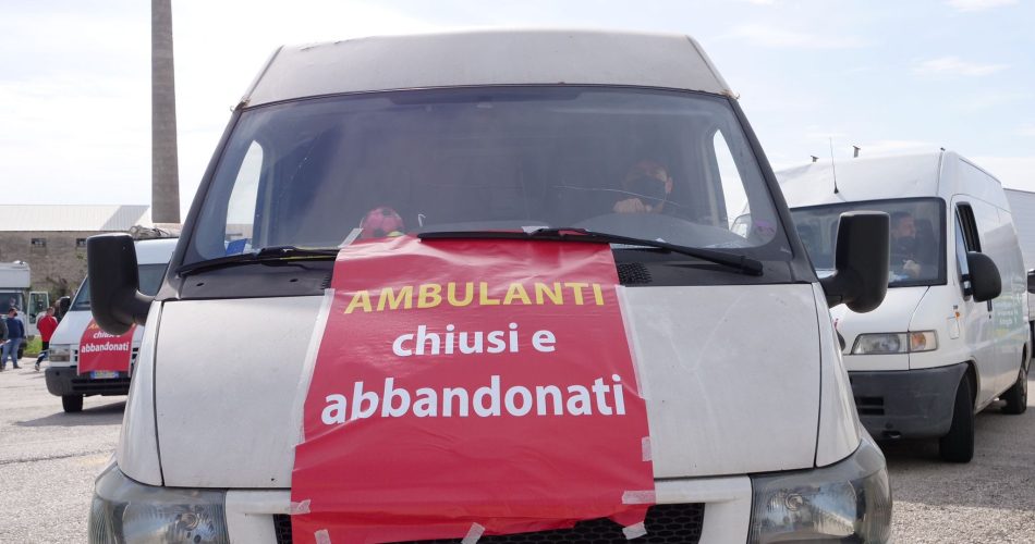 protesta ambulanti
