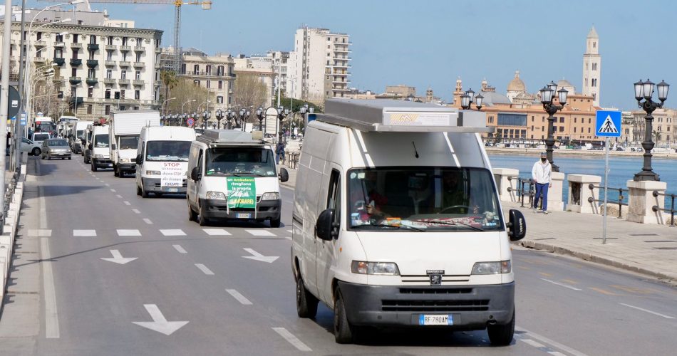protesta ambulanti