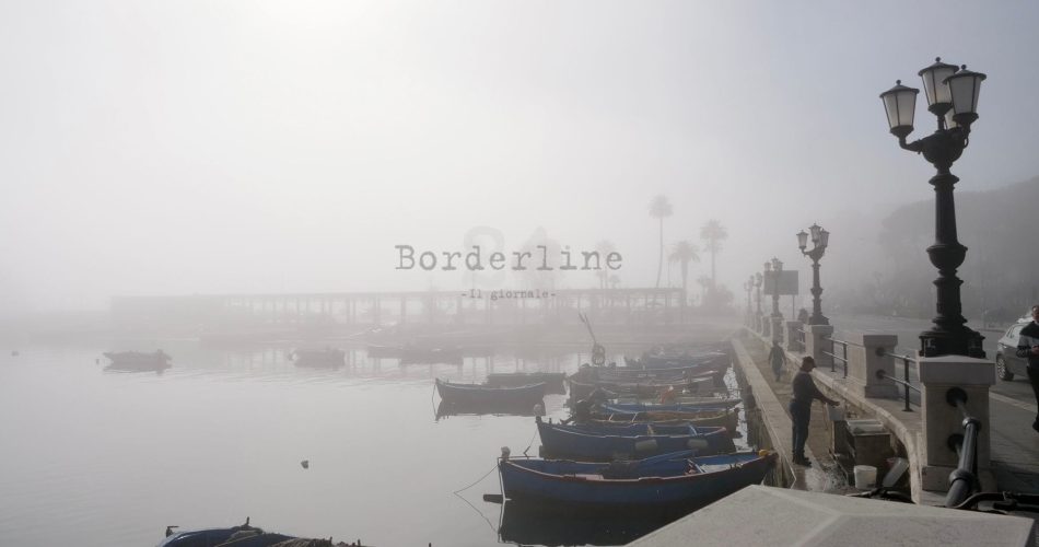 Lungomare Bari nebbia