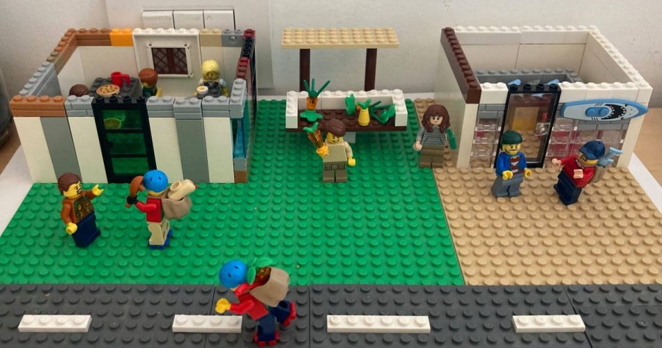 Avanzi Popolo mattoncini Lego