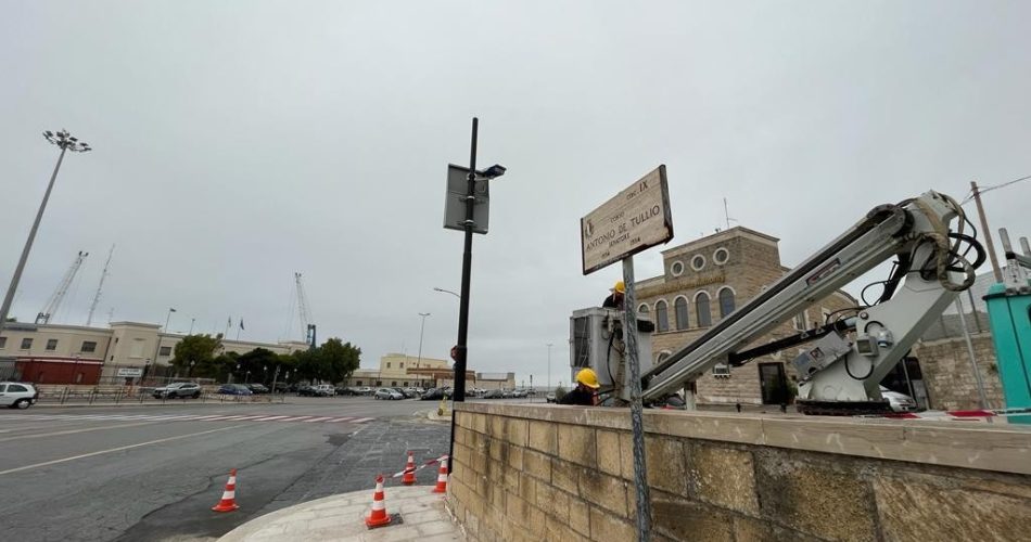 lavori varchi telecamere bari vecchia