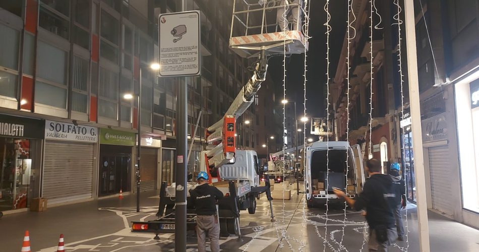 luminarie via Sparano Natale