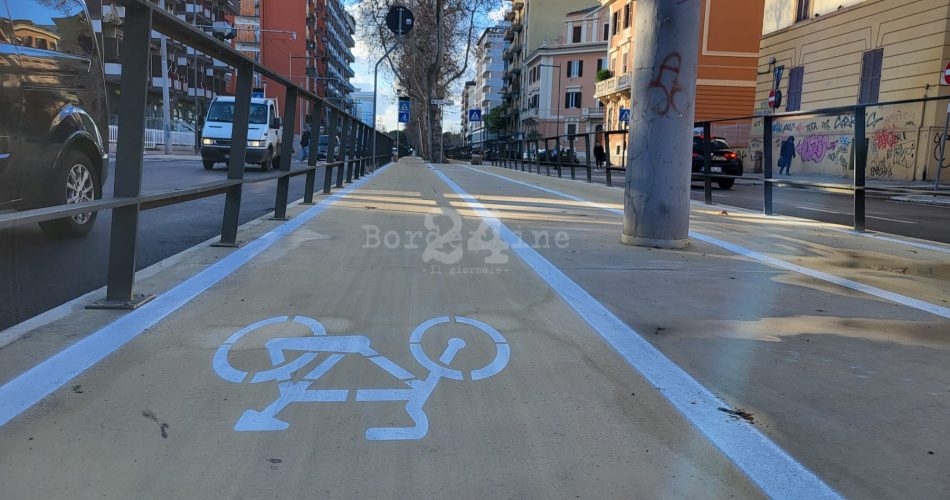 pista ciclabile via unità d'italia