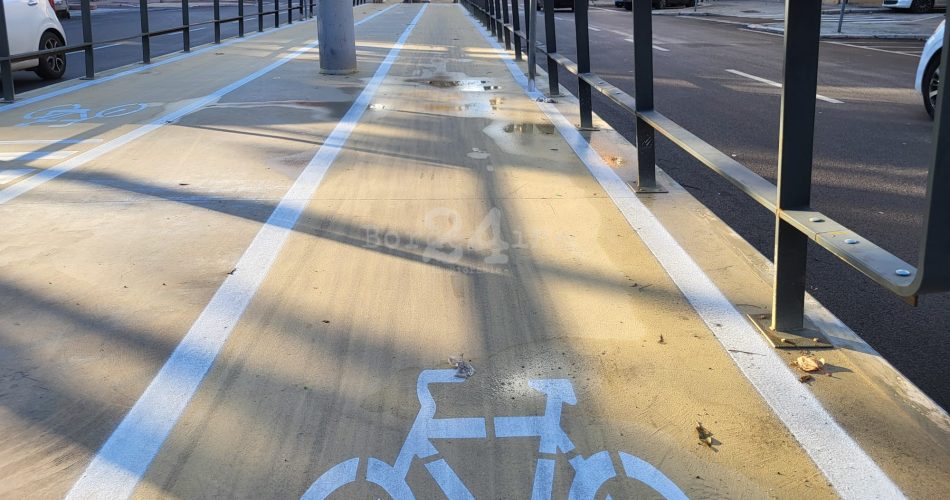 pista ciclabile via unità d'italia