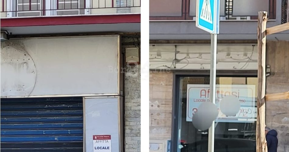 negozi chiusi via unità di italia