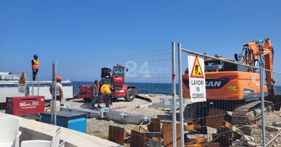 torre quetta pontile lavori