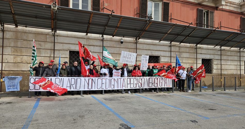 sciopero pegaso security