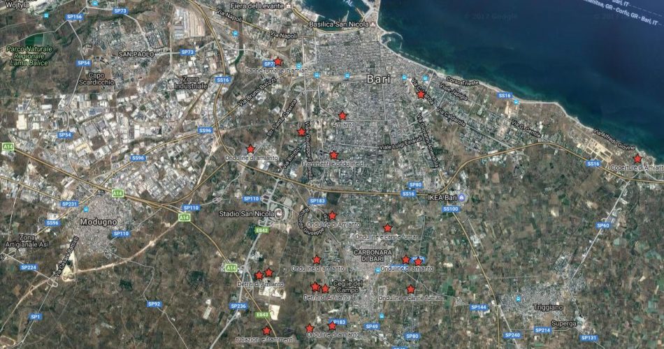 mappa amianto cinquestelle