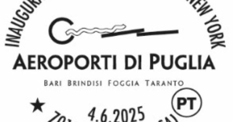 annullo fil. volo Bari - New York