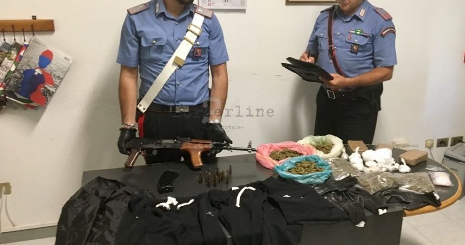 armi e droga sequestrati