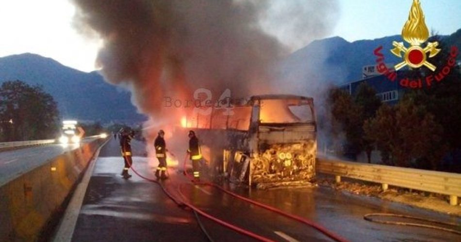 bus a fuoco