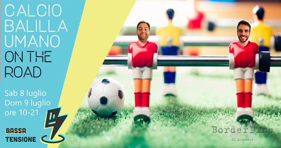calcio ballilla umano