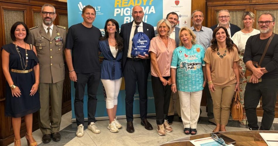 conferenza stampa pigiama run