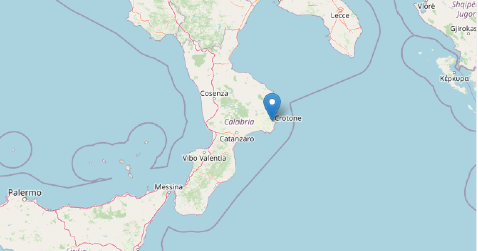 crotone terremoto crotone terremoto