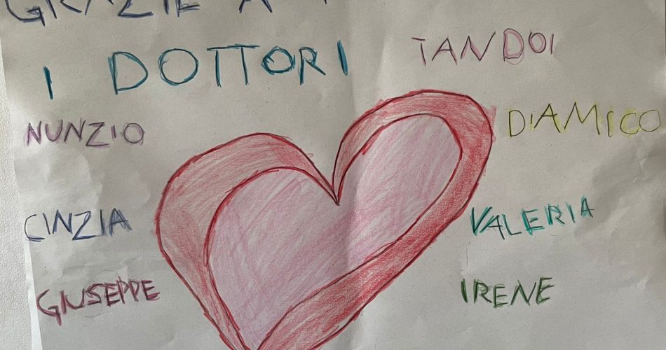 disegno ringraziamento tandoi