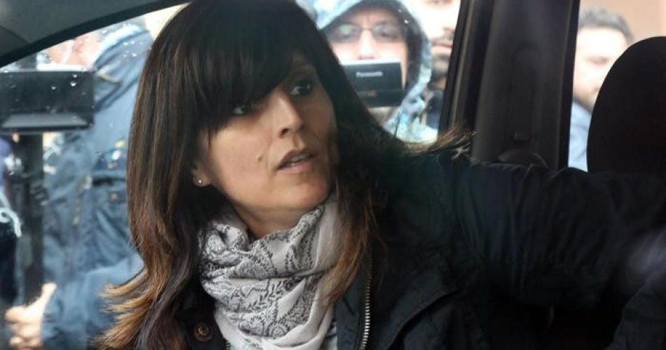 Annamaria Franzoni al suo arrivo al tribunale di Sorveglianza, Bologna 29 aprile 2014.ANSA/GIORGIO BENVENUTI