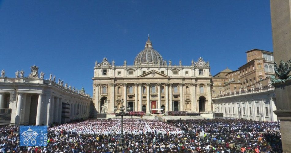 Foto screen diretta Vatican news