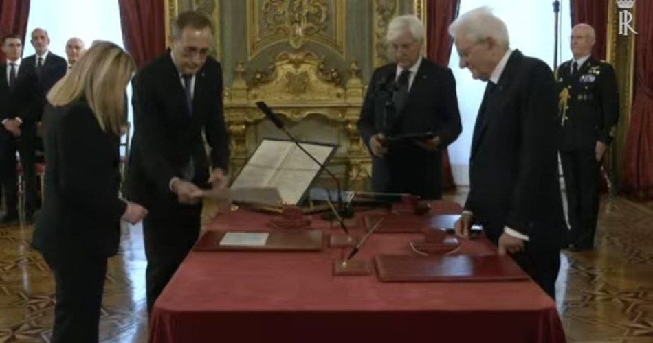 giuramento meloni