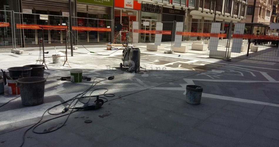 il disegno in via Sparano