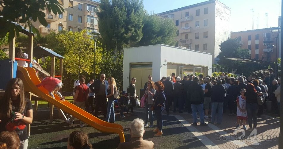 Inaugurazione chiosco giardino Mimmo Bucci