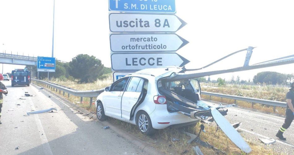 incidente lecce