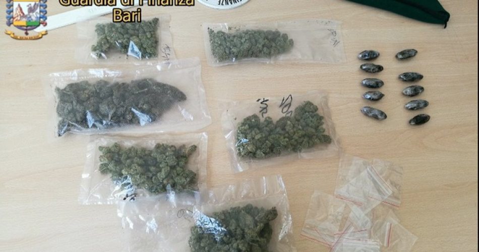 la droga sequestrata