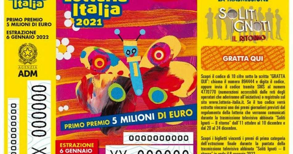 lotteria italia 2021