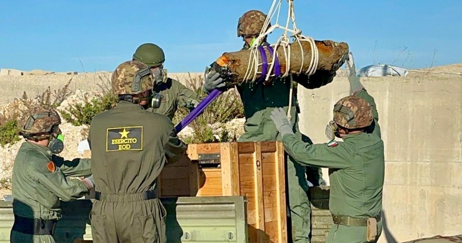 messa in sicurezza degli ordigni