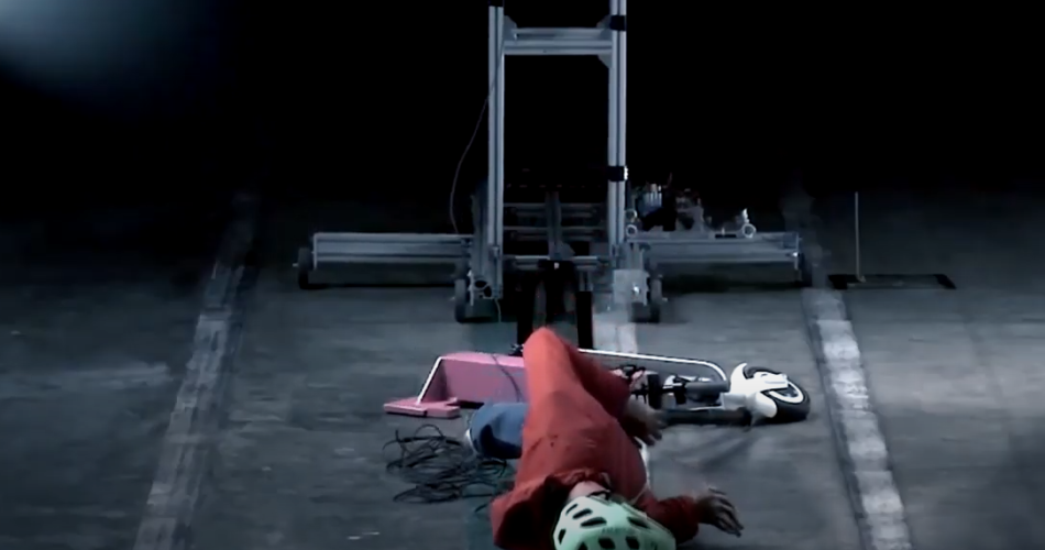 monopattini crash test