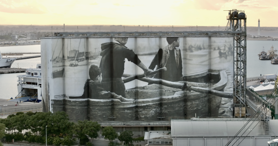 murale porto di Bari