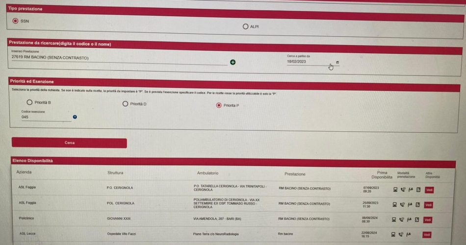 portale prenotazione risonanza magnetica