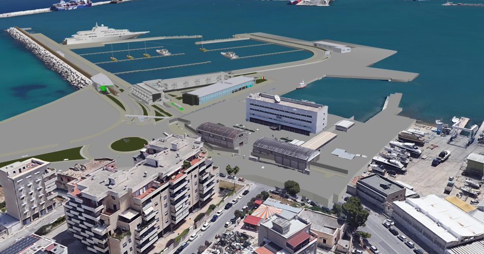 porto di Bari- rendering Molo San Cataldo 2