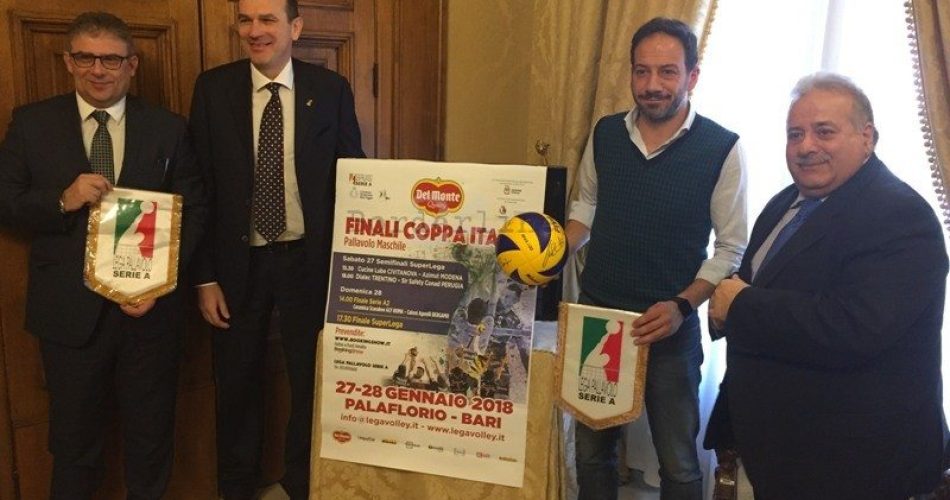 presentazione finali coppa Italia pallavolo maschile