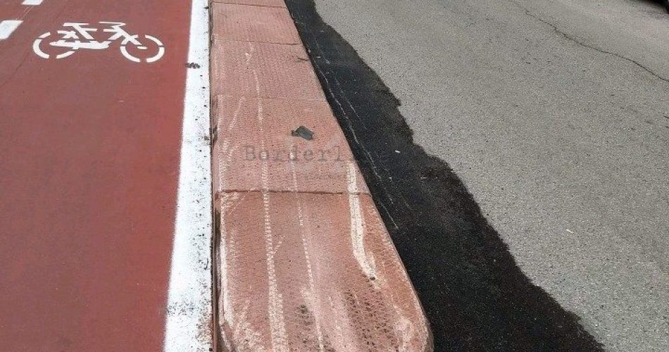 cordoli pista ciclabile nuova