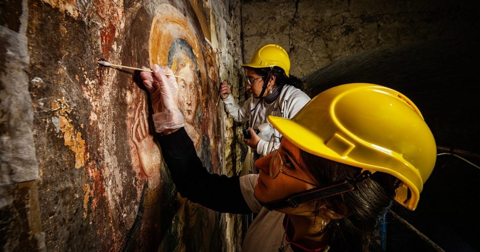 restauro affresco Madonna del Segno san martino (7) (ph. Valentina Rosati)