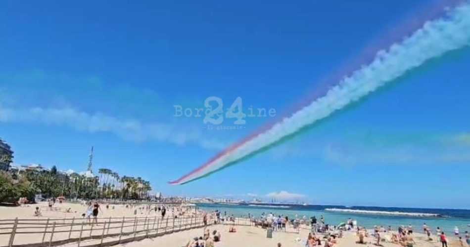 sorvolo Frecce Tricolori Bari