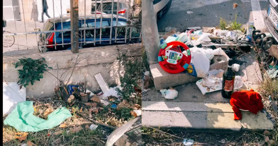 sporcizia via mazzini