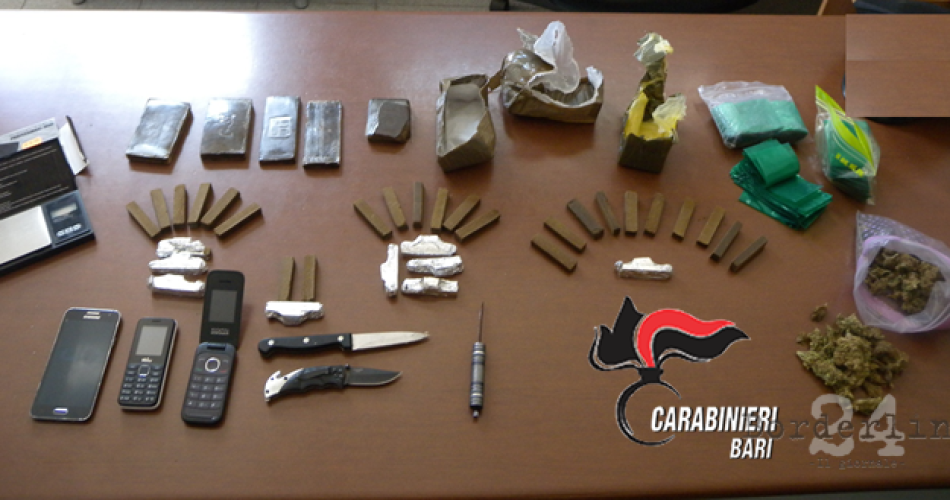 Il materiale sequetrato