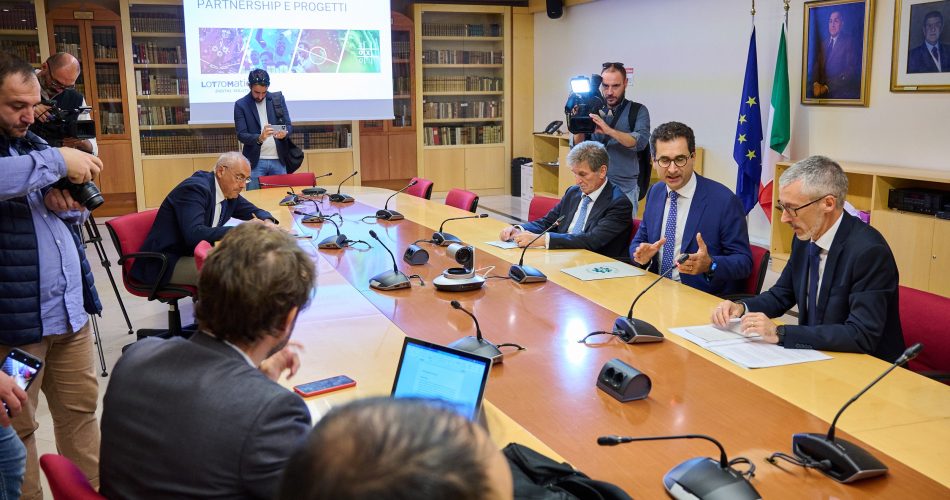 un momento della conferenza stampa