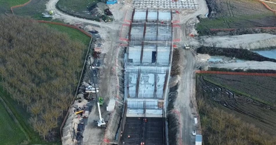 droni cantiere ferrovie